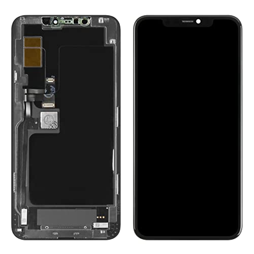 SRJTEK para Pantalla iPhone 11 Pro MAX Recambio para LCD iPhone 11 Pro MAX para Repuesto Pantallas iPhon 11 Pro MAX LCD Display Completa A2218, A2161, A2220 Touch Digitizer Replacement (Incell,Negro)