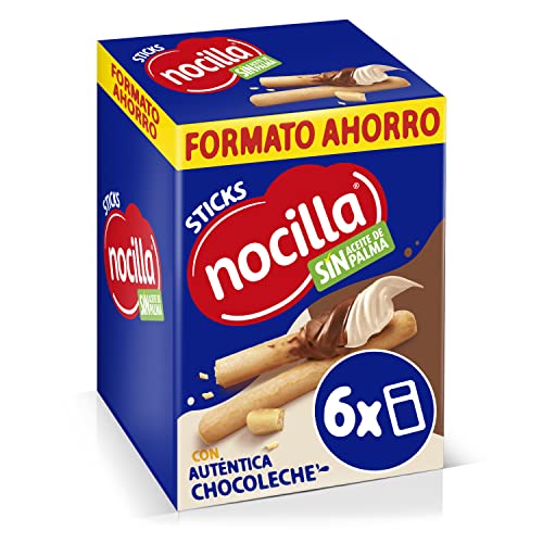 Sticks Nocilla Chocoleche Pack de 6 Raciones de 30g