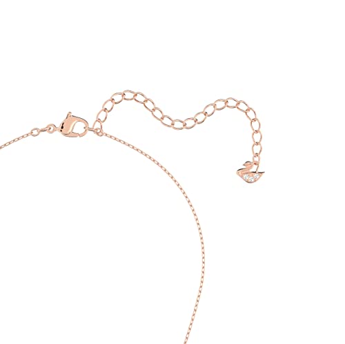 Swarovski Collar Colección Swarovski Infinity para Mujer, Silueta de Corazón e Infinito, Baño Tono Oro Rosa