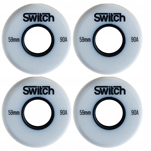 Switch Boards ruedas para patines en línea 59mm blanco agresivo