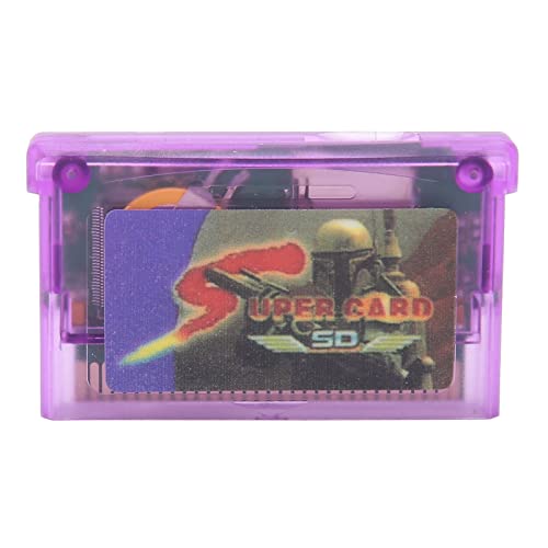 Tarjeta de Memoria de Videojuegos para GBA para Consolas de Juegos GBA SP GBM IDs NDS Lite, Tarjeta de Grabación Mini Super Card Game Flashcard