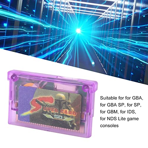 Tarjeta de Memoria de Videojuegos para GBA para Consolas de Juegos GBA SP GBM IDs NDS Lite, Tarjeta de Grabación Mini Super Card Game Flashcard