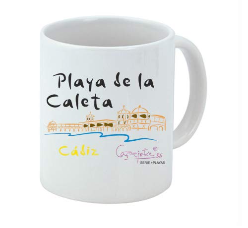 Taza serie +PLAYAS Playa de la Caleta Cádiz