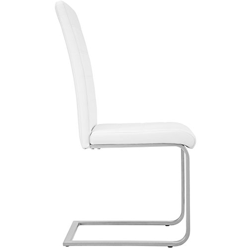 TecTake Set de sillas cantilever de comedor (4x blanco | Nr. 402554)