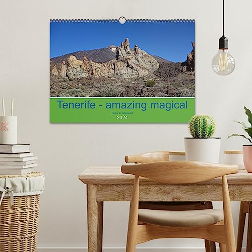Tenerife - amazing magical (Wall Calendar 2024 DIN A3 landscape), CALVENDO 12 Month Wall Calendar: Fairytale rock formations and contrasting colors characterize the beautiful island