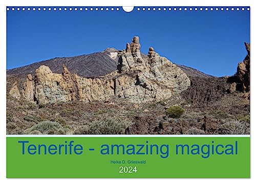 Tenerife - amazing magical (Wall Calendar 2024 DIN A3 landscape), CALVENDO 12 Month Wall Calendar: Fairytale rock formations and contrasting colors characterize the beautiful island