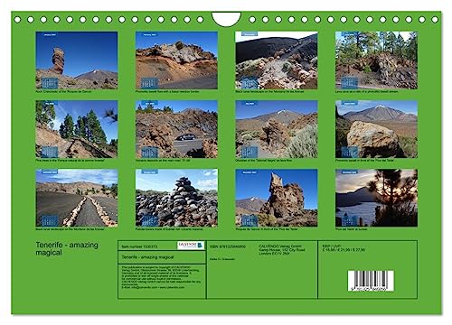 Tenerife - amazing magical (Wall Calendar 2024 DIN A4 landscape), CALVENDO 12 Month Wall Calendar: Fairytale rock formations and contrasting colors characterize the beautiful island