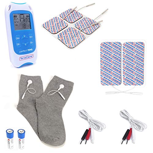 TensCare Perfect TENS - K-Perfect-Sock - Dispositivo para aliviar el dolor con calcetines conductores - Talla M