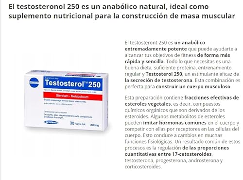 TESTOSTERONA FUERTE 250 (2 x 30 Capsulas) BOOST TESTOSTERONA