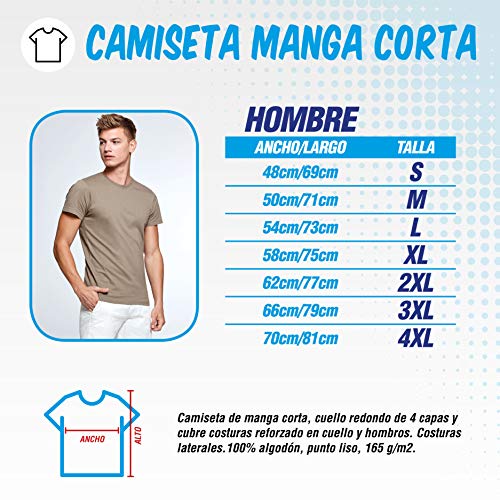 the Fan Tee Camiseta de Hombre Crossfit Deporte Gimnasio Gym Pesas 002 L