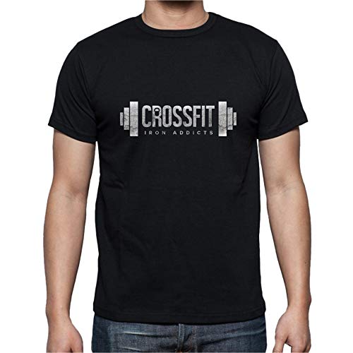 the Fan Tee Camiseta de Hombre Crossfit Deportes Fisico Pesas L