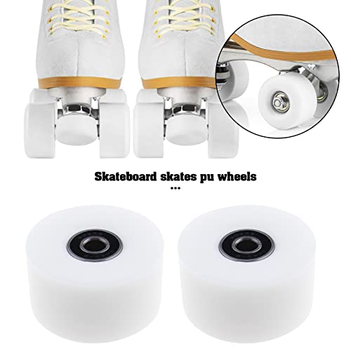 The Lord of the Tools 4 ruedas de patines de ruedas de 54 mm de diámetro 80 A, dureza de los patines rechange ruedas con rodamientos ABEC-9 608RS ruedas de repuesto blanco