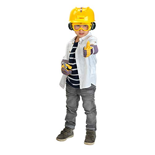 Theo Klein 8513 Estación de trabajo Bosch | Con vehículo de montaje, herramientas y accesorios | Encimera con función de aprendizaje | Para niños a partir de 3 años