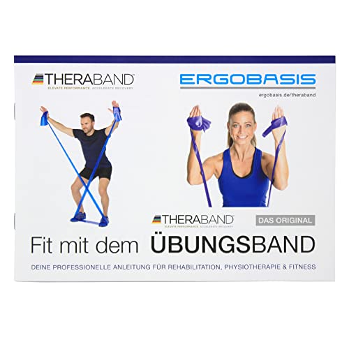Thera-Band – Banda elástica para entrenamiento, 2,5 m – incluye libro de ejercicios original de 24 páginas – producto Thera-Band original , Schwarz / Spezial Stark
