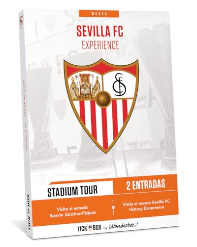 Tick&Box - Caja Regalo - Sevilla FC - Museo + Tour - 2 entradas para el Ramón Sánchez-Pizjuán Stadium Tour + Museo Sevilla FC History Experience - Idea Regalo Original Supporters