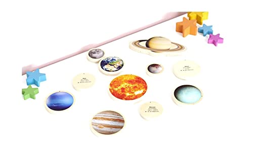 TickiT 73482 Discos de Sistema Solar de Madera