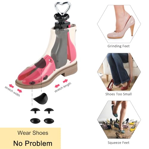 Tigcent Hormas para Zapatos Ensanchador de Zapatos, Horma Zapatos Hombre Mujer Horma Botas Justable Longitud y Anchura (Paquete de 1, 37-43)