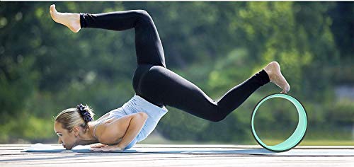 Tima Rueda de yoga, alivia el dolor de espalda y mejora tus posturas de yoga, perfecta para estirar, mejorar la flexibilidad y las flexiones en la espalda.