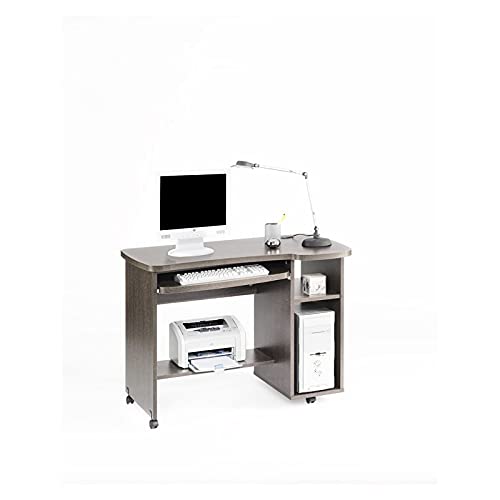 TopKit Mesa de Ordenador Salamanca 9401 |Mesa de Escritorio| Mesa con Bandeja extraíble |Mesa de Ordenador para Oficina en el Hogar | En Color Wengue