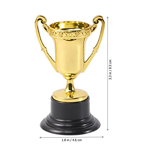 TOYANDONA 30 Unidades de Premios de Competición de Trofeo Dorado Trofeos Número 1 Premios de La Copa de Trofeo Juego de Partido Premio de Carnaval Favores de La Fiesta