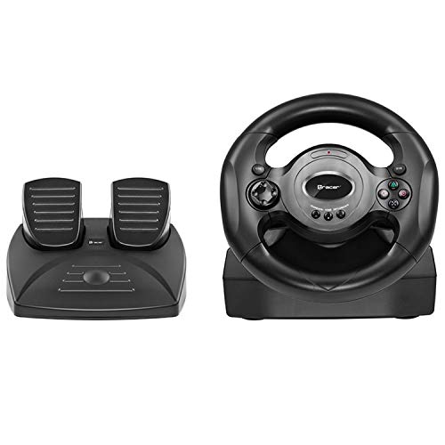 Tracer Rayder 4 in 1 Black Steering Wheel PC Playstation 4 Playstation 3 Xbox One