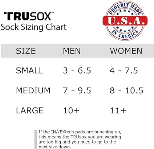 Trusox 3.0 Performance Enhancing Cushion, Calcetines, White, Talla L
