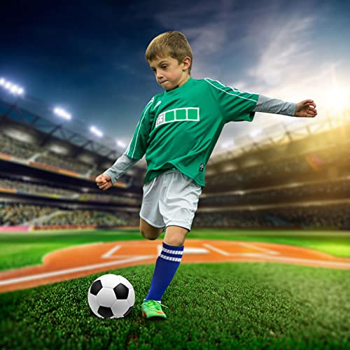TSHAOUN 3 Pares Medias de Fútbol para Niños, Calcetines Deportivos de Entrenamiento para Baloncesto Rugby Correr, Adolescentes, 5-12 Años, Talla Única (3)