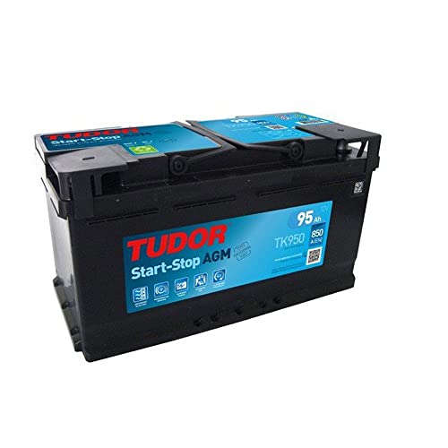 Tudor TK950 Batería de coche Tudor 95Ah 850A, AGM, Apta para coches con sistema Start-Stop - Automóvil de turismo