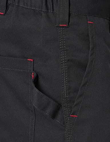 U-Power Men's Work Trouser, Elastic Waist Cargo Pant, with Knee Pad Pockets, Multi_Pocket, Comfortable Fabric, Heavy Duty Durable Outer Wear - Grey Meteorite 48