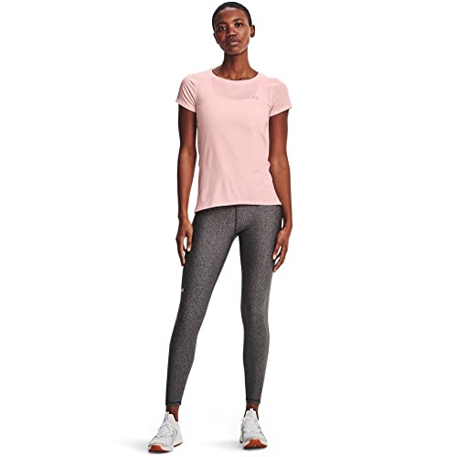 Under Armour HG Armour HiRise Leg Legging Deportivo, Mujer, Gris (Charcoal Light Heather/White), L