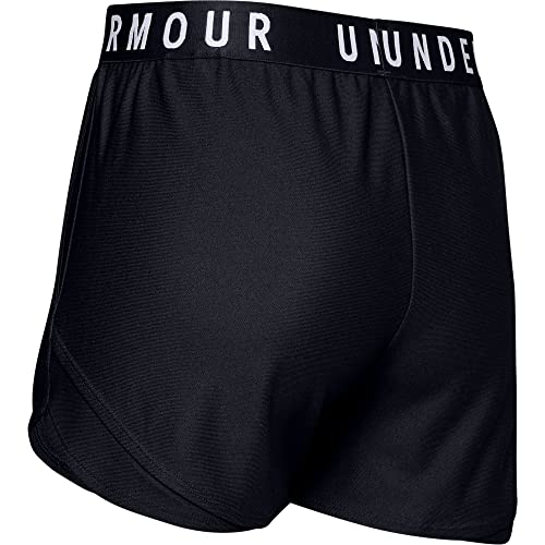 Under Armour Play Up Shorts 3., Corto Mujer, Negro (black White), M