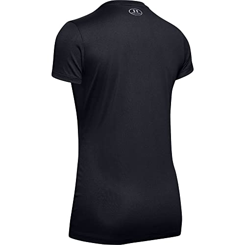 Under Armour Tech Short Sleeve V - Solid Camiseta, Mujer