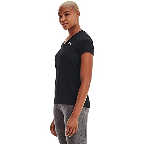 Under Armour Tech Short Sleeve V - Solid Camiseta, Mujer