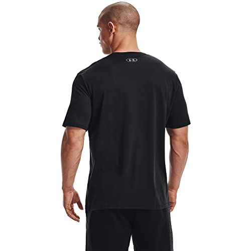 Under Armour UA Boxed Sportstyle Camiseta, Hombre, Negro (Black/Graphite), M
