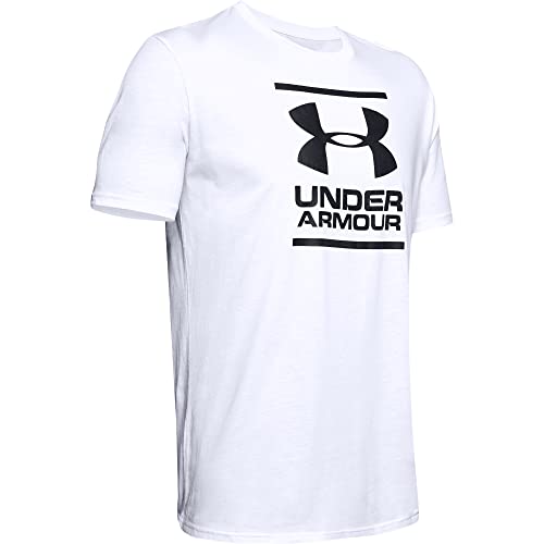 Under Armour UA GL Foundation - Camiseta de Manga Corta, Hombre, Blanco (White / Black), 2XL