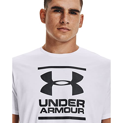 Under Armour UA GL Foundation - Camiseta de Manga Corta, Hombre, Blanco (White / Black), 2XL