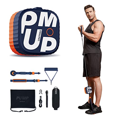 Unitree Fitness PUMP Pro Equipo de ejercicio máquina de cable para gimnasio en casa (azul energético)