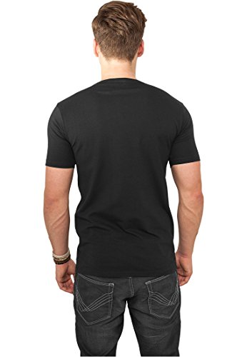 Urban Classics Fitted Stretch tee Camiseta, Negro (Black 7), S para Hombre
