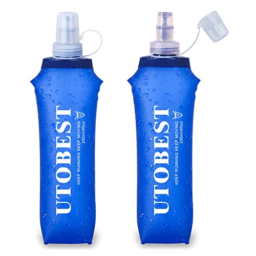 UTOBEST Soft Flask 250ML Botella Flexible Plegable Trail Running TPU Bpa Free