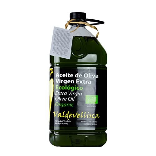 ValdeVellisca - Aceite de Oliva Virgen Extra - 5 litros - AOVE ECOLOGICO - primera prensada en frio