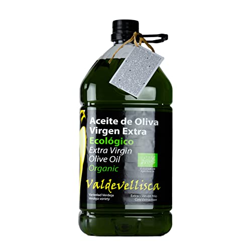 ValdeVellisca - Aceite de Oliva Virgen Extra - 5 litros - AOVE ECOLOGICO - primera prensada en frio