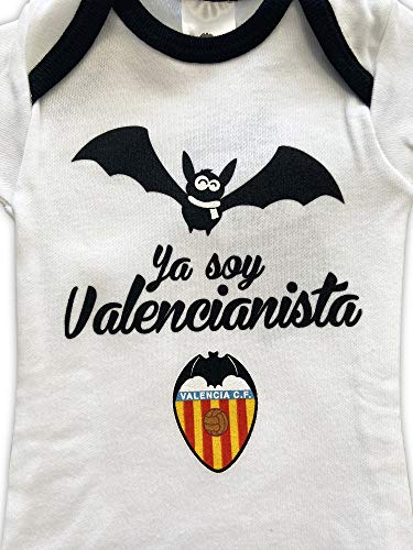 Valencia CF Body Blanco Murcielago VCF 0M Ropa Interior, Unisex bebé