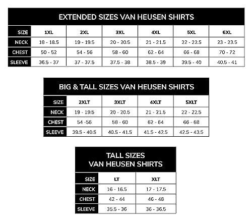 Van Heusen Big and Tall Essential-Camisa otomana de Manga Larga con Cuello Redondo, Puerta de Hierro, XXL para Hombre