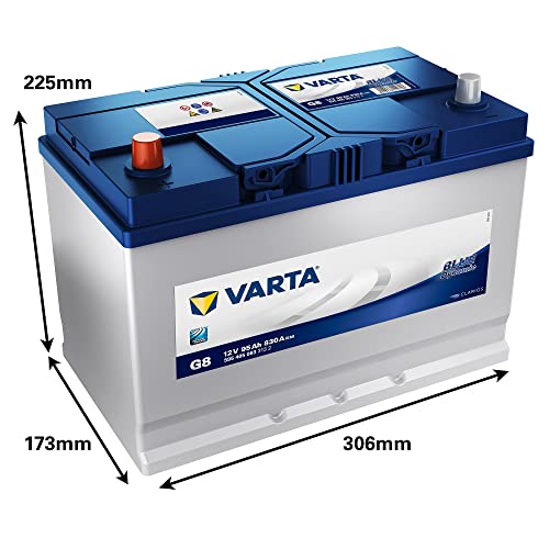 Varta Blue Dynamic 595 405 083 - Batería de arranque, 12V, 95Ah, 830A, para Automóvil de turismo