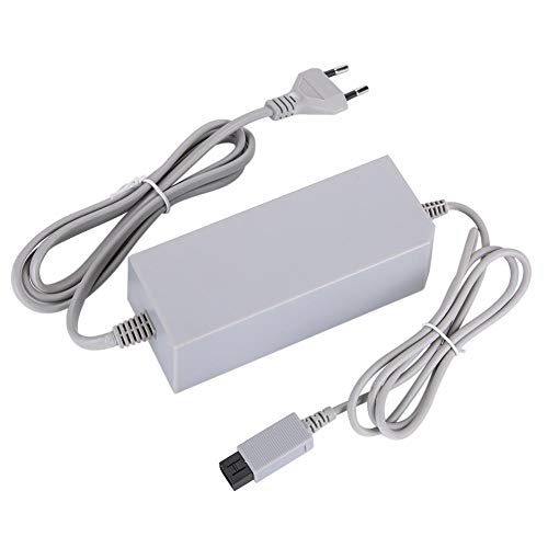 Vbestlife Nuevo Cargador de Adaptador de Pared Cable de Adaptador de Fuente de Alimentación para Nintendo Wii 110-240V(Blanco)