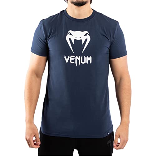 Venum Classic Camiseta, Hombre, Azul Marino, L