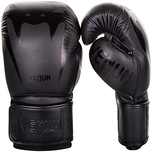 Venum Giant 3.0 Guantes de Boxeo, Muay Thai, Kickboxing, Unisex Adulto, Negro/Negro, 16 Oz