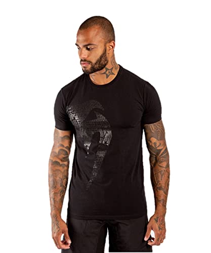 Venum Giant Camiseta, Hombre, Negro Mate/Negro, XXL