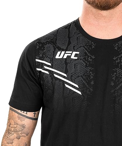 Venum UFC Adrenaline Camiseta De Manga Corta Réplica Para Hombre - Negra - L