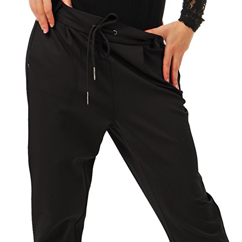 Vero Moda Vmeva Mr Loose String Pant Ga Noos Pantalones, Negro (Black), M/30L para Mujer